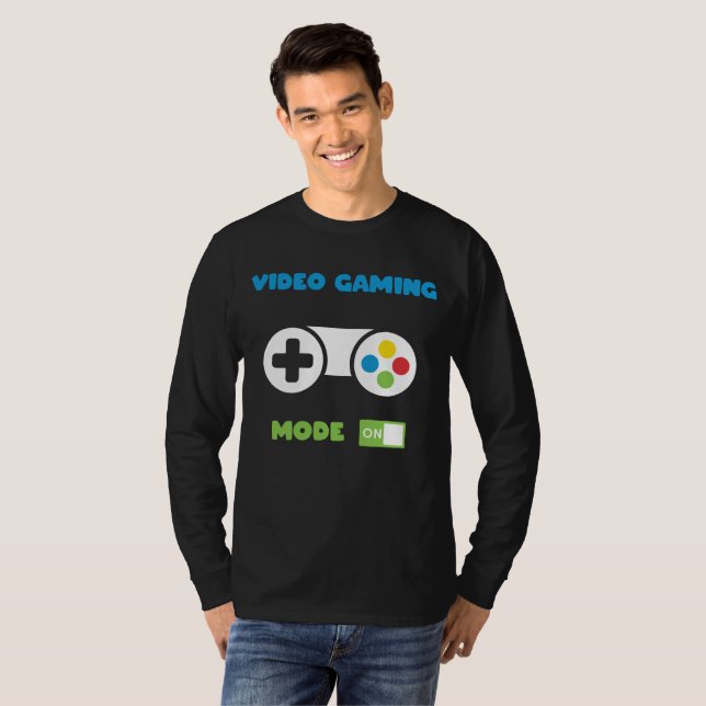 Funny Gamer Gaming Gift T-Shirt (Hel framsida)