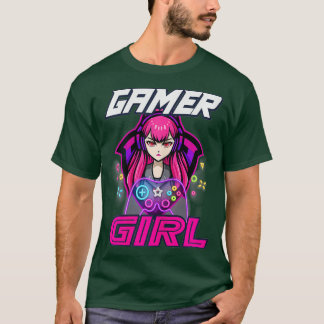 Funny Gamer Girl Video Game Women Gaming Älskare T Shirt