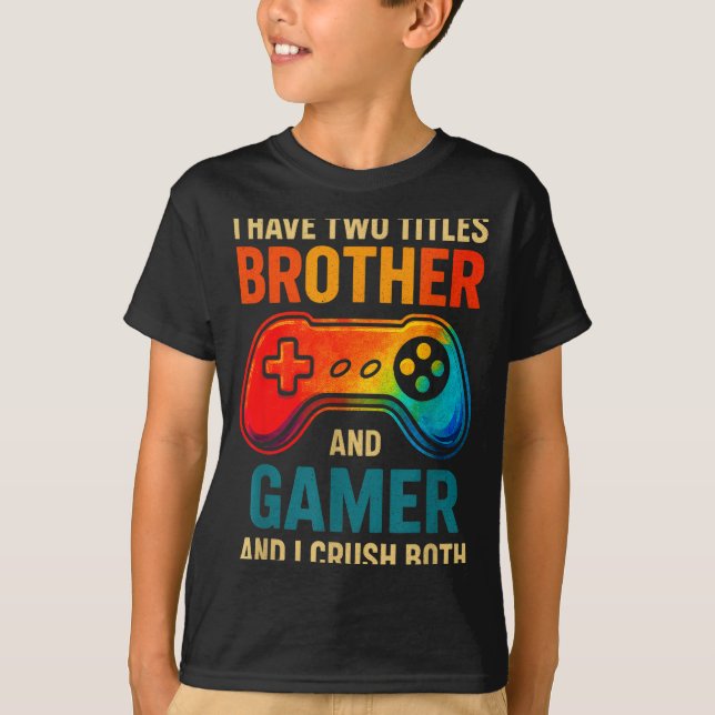 Funny Gamer Graphic Tee For Boys Teens Kids Video  (Framsida)