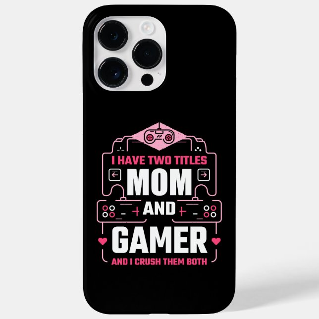 FUNNY GAMER MAMMA iphone case (Baksida)