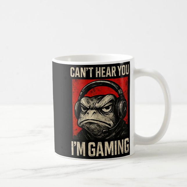 Funny Gamer Mpy Frog Art Men Women Boys Video Gami Kaffemugg (Höger)