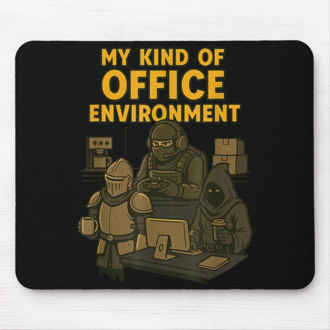 Funny Gamer Office Work Sarcasm Gamer Nerd Office  Musmatta (Framsidan)