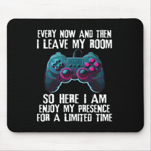 Funny Gamer Ord for Boys Tonåringar Video Game Gam Musmatta