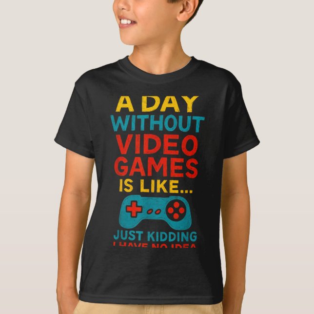 Funny Gamer Saying Graphic Tee Men Boys Teens Vide (Framsida)