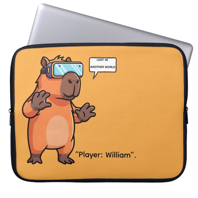 Funny Gamer Tablet Case – Personalized Laptop Fodral (Framsidan)
