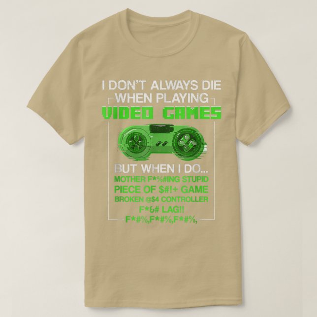 Funny Gamer Video Games Gaming Gifts Boys Teenager T Shirt (Design framsida)