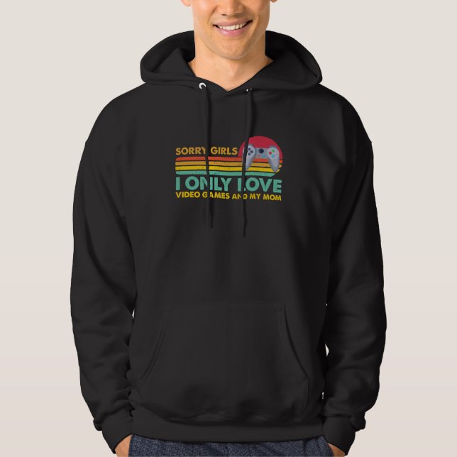 Funny Gamer Vintage Video Games 53 Hoodie (Framsida)