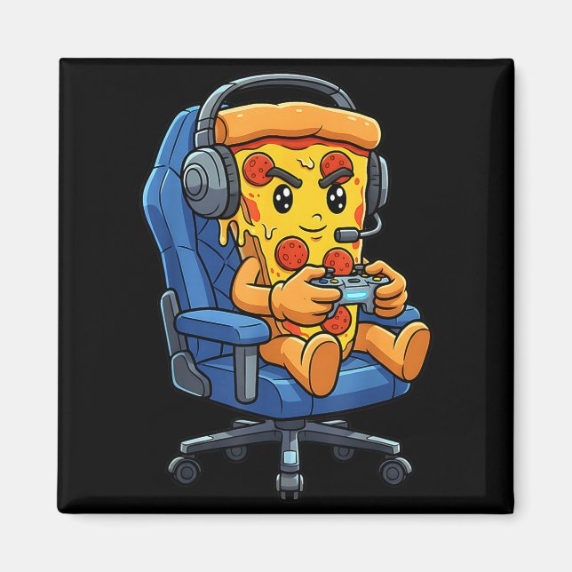 Funny Gamer Zza Gaming Video Game Enthusiast Boys  Magnet (Framsidan)