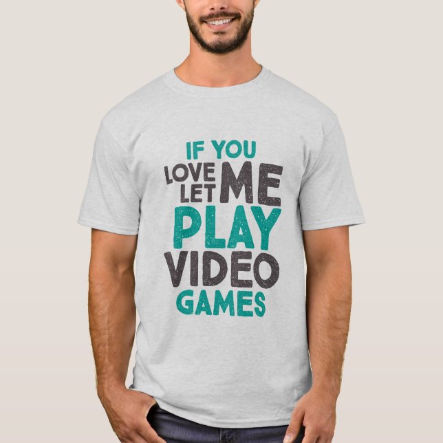 Funny Gamers Slogan T-shirt för spel Geeks (Framsida)