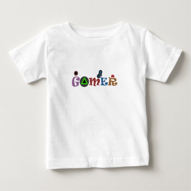 Funny Gamers T Shirt (Framsida)
