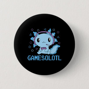 Funny Gamesolotl Anime Kawaii-spel Axolotl Video Knapp