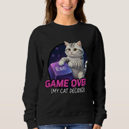 ​Funny Gaming Cat Gamer Gift - My Cat Decided Game T Shirt