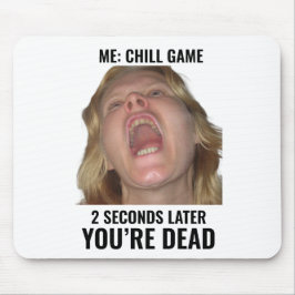 Funny Gaming Meme Mouse Pad Screaming Face Musmatta