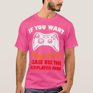 Funny Gaming Multiplayer Mode Video Game  T Shirt