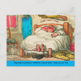 Funny Gamle Folks Sleeping Pandemic Valentine alt Vykort
