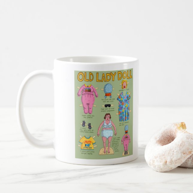 FUNNY GamY Dam Papper Doll Kaffemugg (Med munk)
