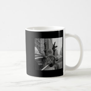 Funny Gangster Cat Thug Meme Street Älskare Cats Kaffemugg