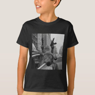 Funny Gangster Cat Thug Meme Street Älskare Cats T Shirt