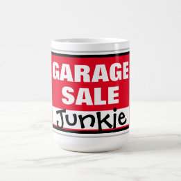 Funny Garage Sale Junkie Kaffemugg