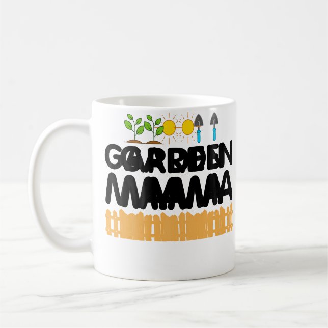 Funny Garden Mama Gift For Gardening Women Horticu Kaffemugg (Vänster)