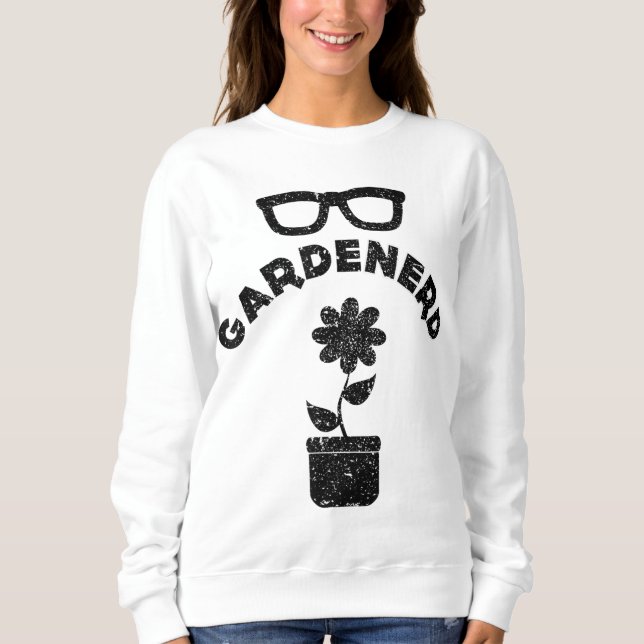 Funny Garden Nerd Gardener Nerd Meme Quote Say T Shirt (Framsida)