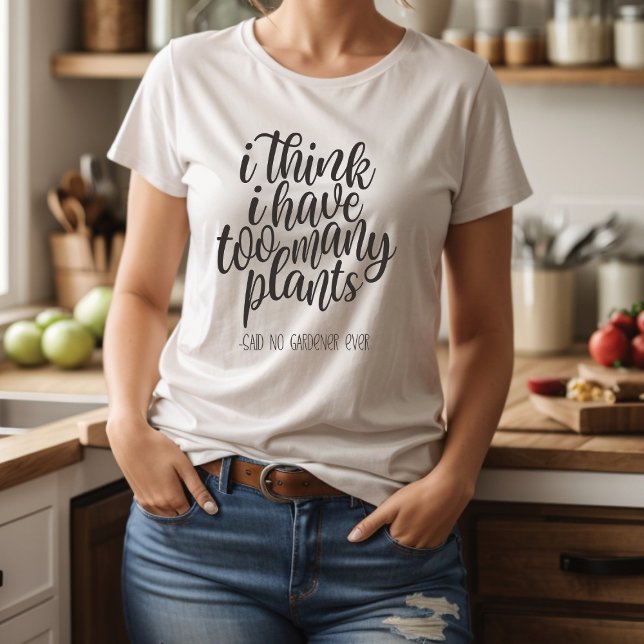 Funny Gardener Plant Dam T Shirt (Skapare uppladdad)