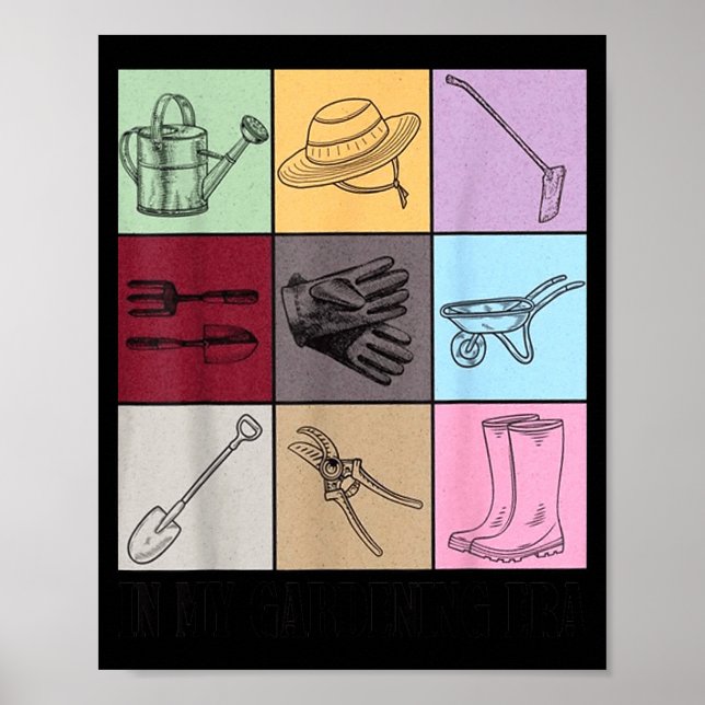 Funny Gardening Lover S Plant Lover , Men's G Clic Poster (Framsidan)