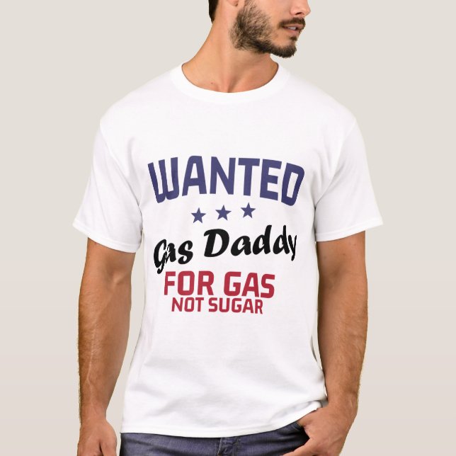 Funny Gas pappa ville ha gas Pris T Shirt (Framsida)