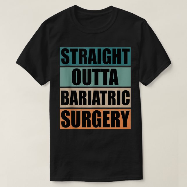 Funny Gastric Sleeve Bariatric VSG Surgery Gastric T Shirt (Design framsida)
