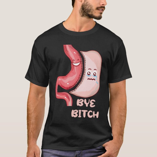 Funny Gastric Sleeve Barimic VSG Surgery Gastr T Shirt (Framsida)