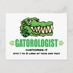Funny Gators Vykort