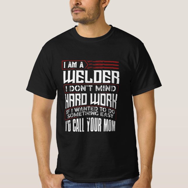 Funny gåva för Welder | Welder Pappa Älskare Gift T Shirt (Framsida)