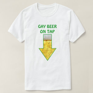 Funny Gay Joke Beer Party Klubb T-shirt