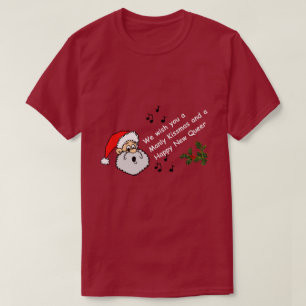 Funny Gay Jul Wish Manly Kissmas Lycklig Queer T Shirt