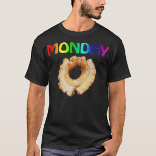 Funny Gay måndag, Doughnut Meme LGBTQ Pride måna T Shirt