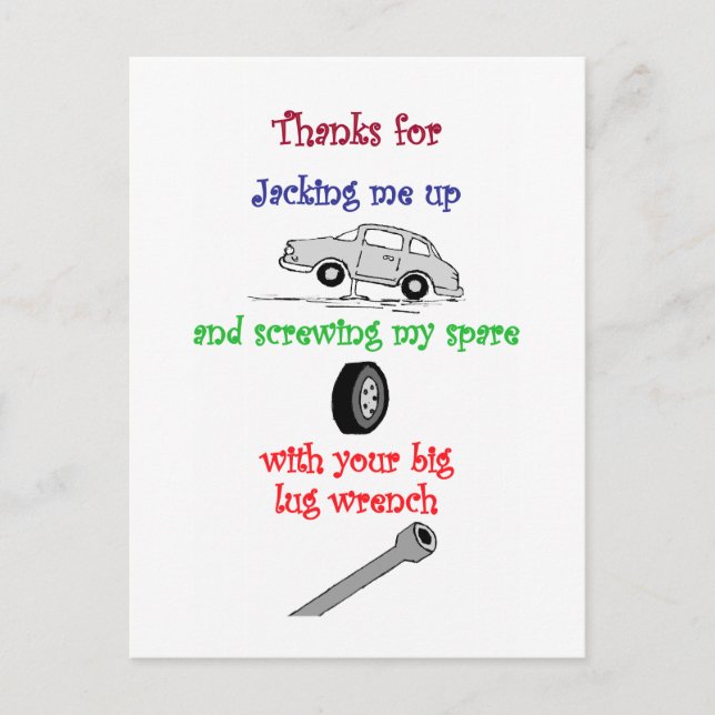 Funny Gay Vykort (Framsida)