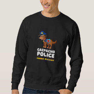 Funny Gazpacho Police Hund Politik Congress Greene Lång Ärmad Tröja