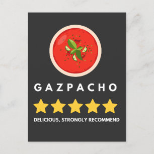 Funny Gazpacho Tomato Sou Vykort