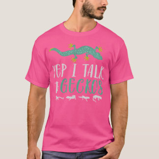 Funny Gecko Owner Reptile Animal Lizard Ja, jag pr T Shirt