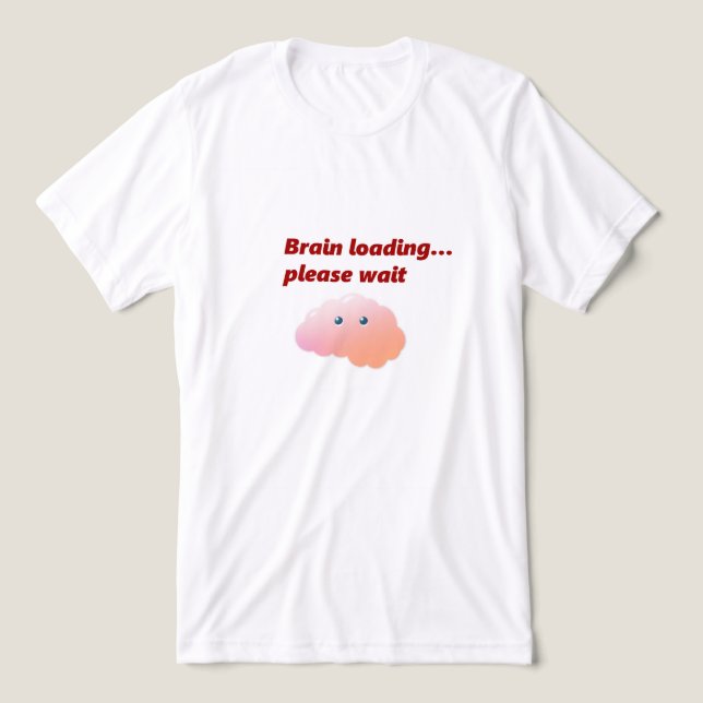 Funny Geek Humor Tecknad T-Shirt (Design Framsida)