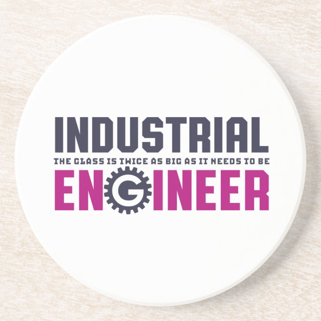 Funny Geek Ingenjör Industrial Engineering Major Underlägg (Framsidan)
