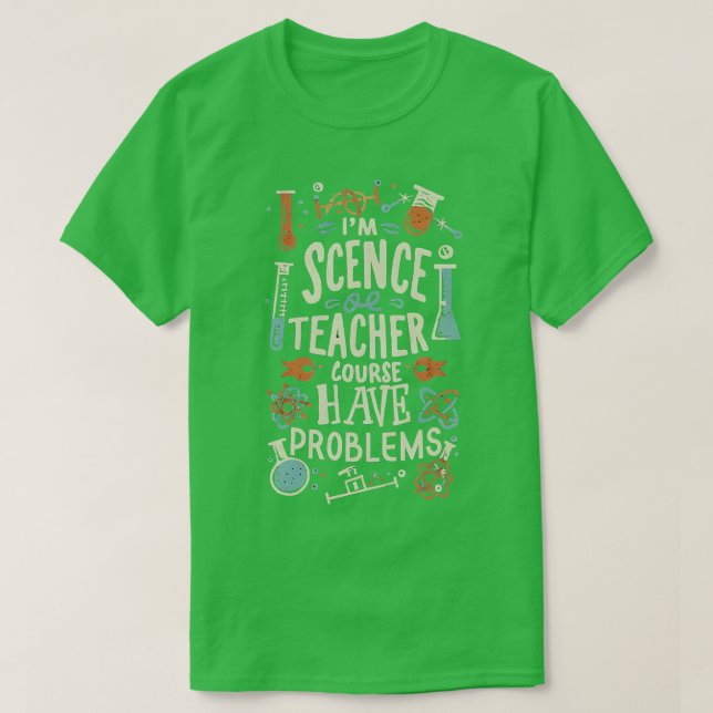Funny Geek Scientist Science Lab Humor Tee (Design framsida)