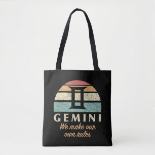 Funny Gemini Zodiac Regler Tygkasse