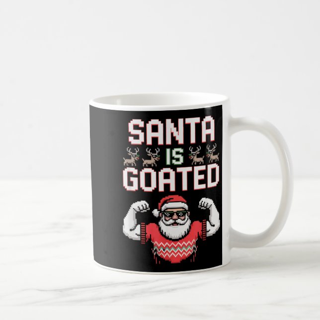 Funny Gen Alpha Gen Z Slang Funny Christmas Sweate Kaffemugg (Höger)