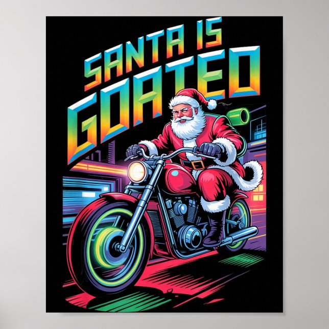 Funny Gen Alpha Gen Z Slang Funny Christmas Sweate Poster (Framsidan)