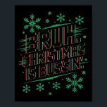 Funny Gen Alpha Gen Z Slang Funny Christmas Sweate Poster<br><div class="desc">Funny Gen Alpha Gen Z Slang Funny Christmas Sweater</div>