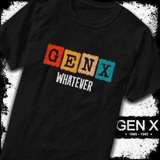 Funny Gen X Generation X Gen Xer Gen X Spelar inge T Shirt