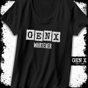 Funny Gen X Generation X Gen Xer Gen X Spelar inge T Shirt