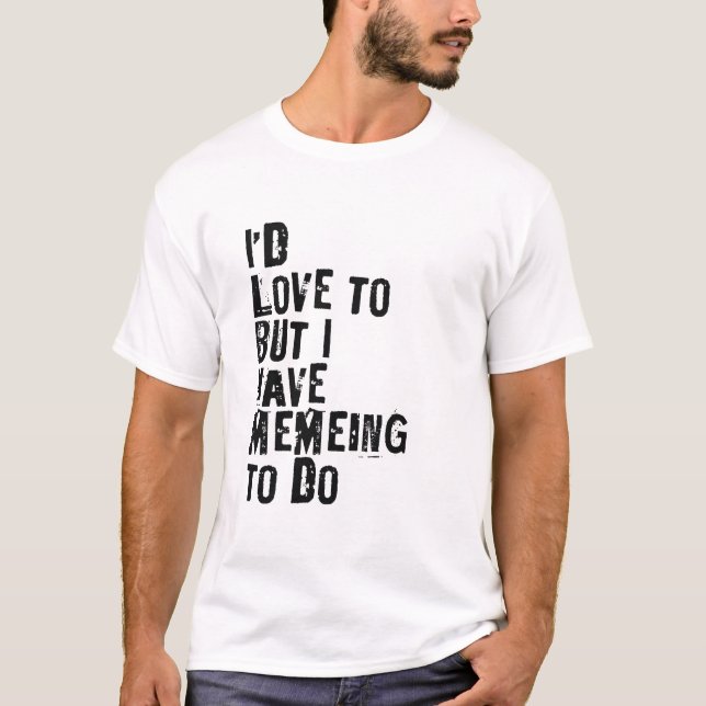 Funny gen z vit skjortmeme t shirt (Framsida)