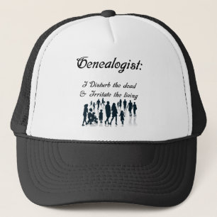 Funny Genealogist Truckerkeps